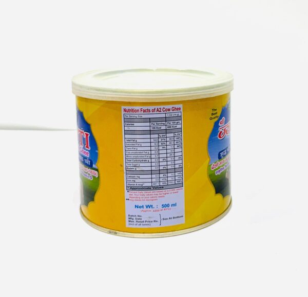 A2 COW BILONA GHEE 500 ML - Image 4